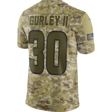 Load image into Gallery viewer, LOS ANGELES RAMS TODD GURLEY II CAMO JERSEY 2018 - 2019