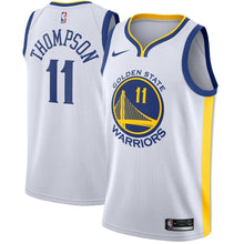 Load image into Gallery viewer, Klay Thompson Golden State Warriors White Swingman Jersey 2018 - 2019