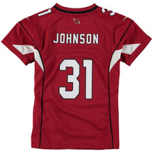 Load image into Gallery viewer, Girls Youth Arizona Cardinals David Johnson Nike Cardinal Game Jersey
