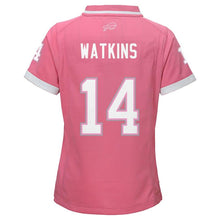 Load image into Gallery viewer, Girls Youth Buffalo Bills Sammy Watkins Pink Bubble Gum Jersey