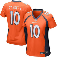 Load image into Gallery viewer, Girls Youth Denver Broncos Emmanuel Sanders Nike Orange Game Jersey