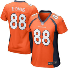 Load image into Gallery viewer, Girls Youth Denver Broncos Demaryius Thomas Nike Orange Game Jersey
