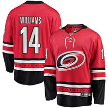 Load image into Gallery viewer, Justin Williams Carolina Hurricanes Player Swingman Jersey