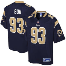 Load image into Gallery viewer, Los Angeles Rams Ndamukong Suh Black Jersey 2018 - 2019