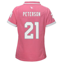 Load image into Gallery viewer, Girls Youth Arizona Cardinals Patrick Peterson Pink Bubble Gum Jersey