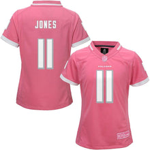 Load image into Gallery viewer, Girls Youth Atlanta Falcons Julio Jones Pink Bubble Gum Jersey