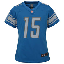 Load image into Gallery viewer, Girls Youth Detroit Lions Golden Tate Nike Blue Game Jersey