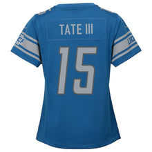 Load image into Gallery viewer, Girls Youth Detroit Lions Golden Tate Nike Blue Game Jersey