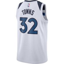 Load image into Gallery viewer, Karl-Anthony Towns Minnesota Timberwolves White Swingman Jersey 2018 - 2019
