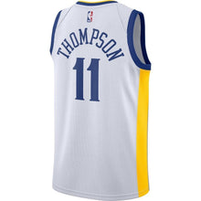 Load image into Gallery viewer, Klay Thompson Golden State Warriors White Swingman Jersey 2018 - 2019