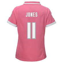 Load image into Gallery viewer, Girls Youth Atlanta Falcons Julio Jones Pink Bubble Gum Jersey
