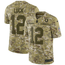 Load image into Gallery viewer, Indianapolis Colts Andrew Luck Camo Jersey 2018 - 2019