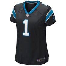 Load image into Gallery viewer, Girls Youth Carolina Panthers Cam Newton Nike Black Game Jersey