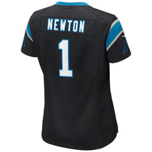 Load image into Gallery viewer, Girls Youth Carolina Panthers Cam Newton Nike Black Game Jersey