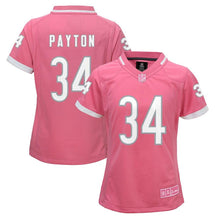 Load image into Gallery viewer, Girls Youth Chicago Bears Walter Payton Pink Fashion Bubble Gum Jersey