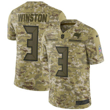 Load image into Gallery viewer, Jameis Winston Tampa Bay Buccaneers Salute to Service Limited Jersey – Camo 2018/2019