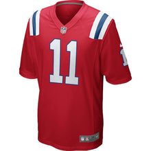 Load image into Gallery viewer, Julian Edelman New England Patriots Game Jersey - Red 2018/2019 Super Bowl