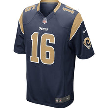 Load image into Gallery viewer, JARED GOFF LOS ANGELES RAMS SUPER BOWL YOUTH GAME JERSEY - NAVY 2018/2019