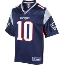 Load image into Gallery viewer, Josh Gordon New England Patriots NFL Youth Player Jersey – Navy 2018/2019 Super Bowl