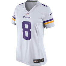 Load image into Gallery viewer, Kirk Cousins Minnesota Vikings Women's Game Jersey – White 2018/2019