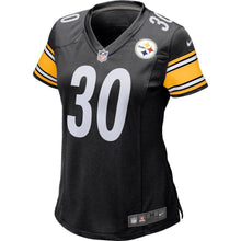 Load image into Gallery viewer, James Conner Pittsburgh Steelers Women's Game Jersey - Black 2018/2019