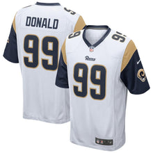 Load image into Gallery viewer, AARON DONALD LOS ANGELES RAMS SUPER BOWL PLAYER GAME JERSEY – WHITE