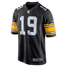 Load image into Gallery viewer, JuJu Smith-Schuster Pittsburgh Steelers Game Jersey - Black 2018/2019