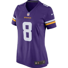 Load image into Gallery viewer, Kirk Cousins Minnesota Vikings Women's Game Jersey – Purple 2018/2019