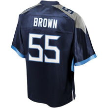 Load image into Gallery viewer, Jayon Brown Tennessee Titans Pro Line Team Player Jersey – Navy 2018/2019