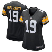 Load image into Gallery viewer, JuJu Smith-Schuster Pittsburgh Steelers Women's Game Jersey – Black 2018/2019