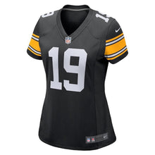 Load image into Gallery viewer, JuJu Smith-Schuster Pittsburgh Steelers Women's Game Jersey – Black 2018/2019